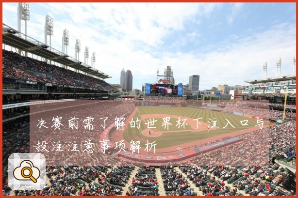 决赛前需了解的世界杯下注入口与投注注意事项解析